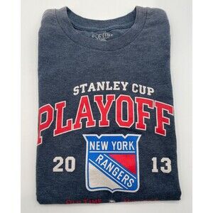 New York Rangers Old Time Hockey 2013 Stanley Cup Playoffs T-Shirt Youth XL